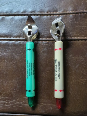 #ad #ad Two Vintage Bottle Openers Beaver Bar amp; Spirits Low? Both From Wisconsin $10.99