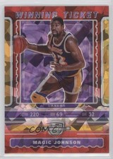 2019 Contenders Optic Winning Tickets Red Cracked Ice Prizm Magic Johnson 10qe