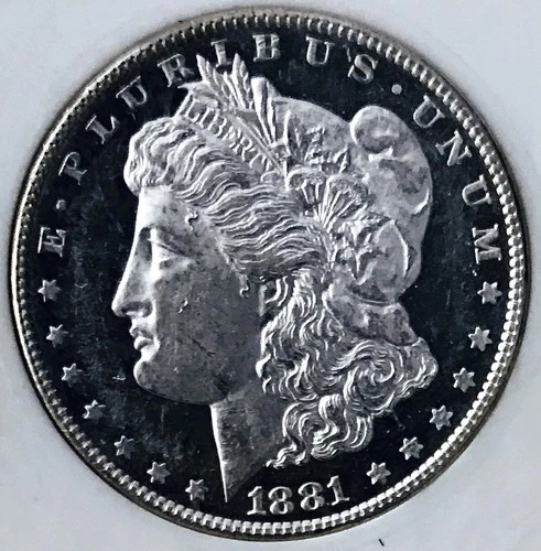 1881 MORGAN DOLLAR! MS+++! DMPL! BLACK MIRRORS! SHARP COIN! GORGEOUS! NR #S1101