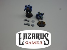 Warhammer 40k Tau T'au Empire - XV8 Crisis Battlesuits painted oop plastic 