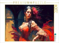 Calvendo Puzzle Flamenco Beauty | 2000 Pieces, Finished Size 35.4 × 26.4 In (90