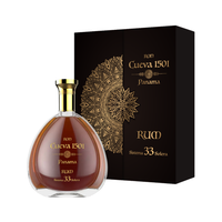 Ron Cueva 1501 Panama Rum 33 Jahre 700 Ml 40 % Vol. – Exklusiver Solera Rum Aus