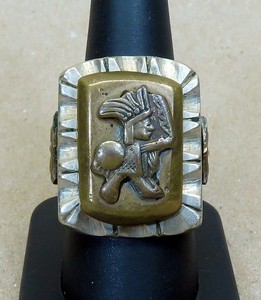 Vintage Mexican Biker Ring | eBay