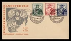 DR WHO 1949 GERMANY FDC HANNOVER EXPORT FAIR COMBO M72381