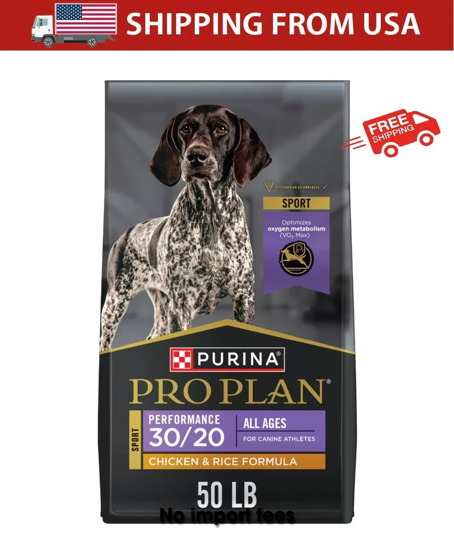 Purina Pro Plan Sport Performance 30/20 Chicken & High Protein Dog Food, 50 lb