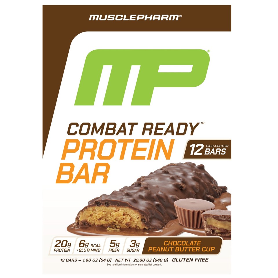 Combat Ready™ Protein Bar, Chocolate Peanut Butter Cup, 12 Bars, 1.9 oz (54 g)