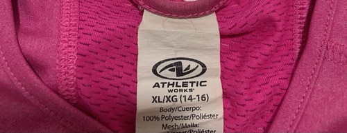 Athletic Works Girls Active T Shirt Size XL - Picture 2 of 10