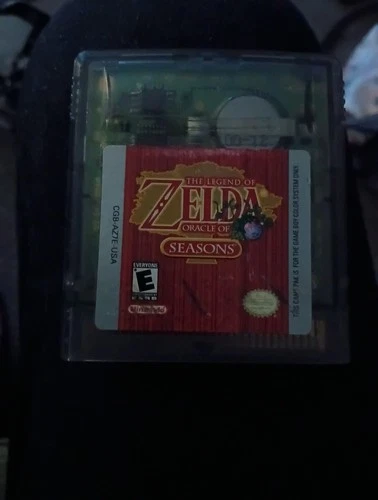 Legend of Zelda Oracle of Seasons Game Boy Color Cartridge Authentic