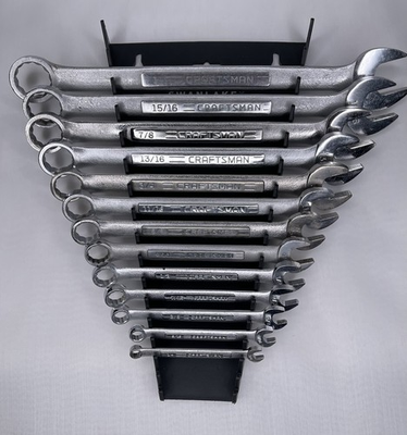 #ad Craftsman 13 pc SAE Combination Wrench Set USA VV Series 1 V 1 4quot; 1quot; $114.99