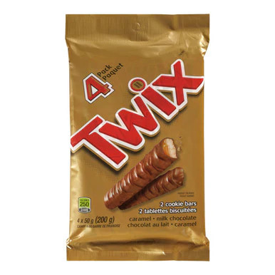 Twix Chocolate 4 Pack 200 Gram/7.05 oz