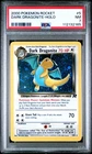 Dark Dragonite-Holo Pokemon Rocket 5 NM PSA 7