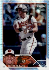 James McCann 2023 Topps Chrome Update Prism Refractors #USC7 Baltimore Orioles