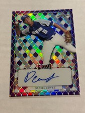 2022 LEAF METAL PERFECT GAME DANIEL CUVET 11/20 PURPLE AUTO MIAMI SSP 
