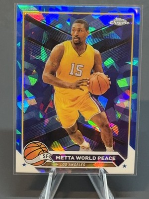 2023-24 Topps Chrome Sapphire Edition #13 Metta World Peace