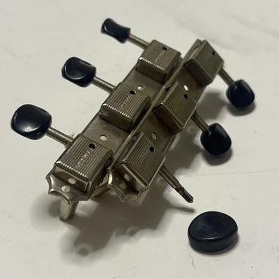 Vintage 1950s Single Line Kluson Deluxe 3x3 Plank Fender / Gibson Tuners