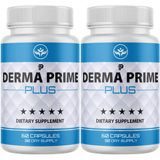 Derma Prime Plus Overall Skin Wellness, Healthy & Glowing Skin- 2 Bottles