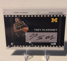 Onit 2025-26 Trey McKenney FLS-5 Auto /5 University of Michigan Basketball