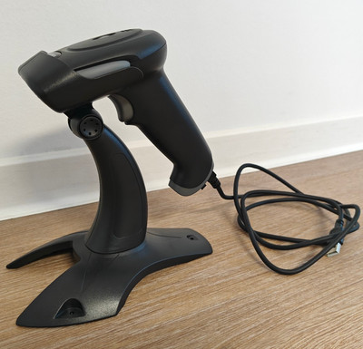 Eyoyo Barcode Scanner 1D 2D QR, Bluetooth 2.4G, USB Kabel, inkl. Ständer