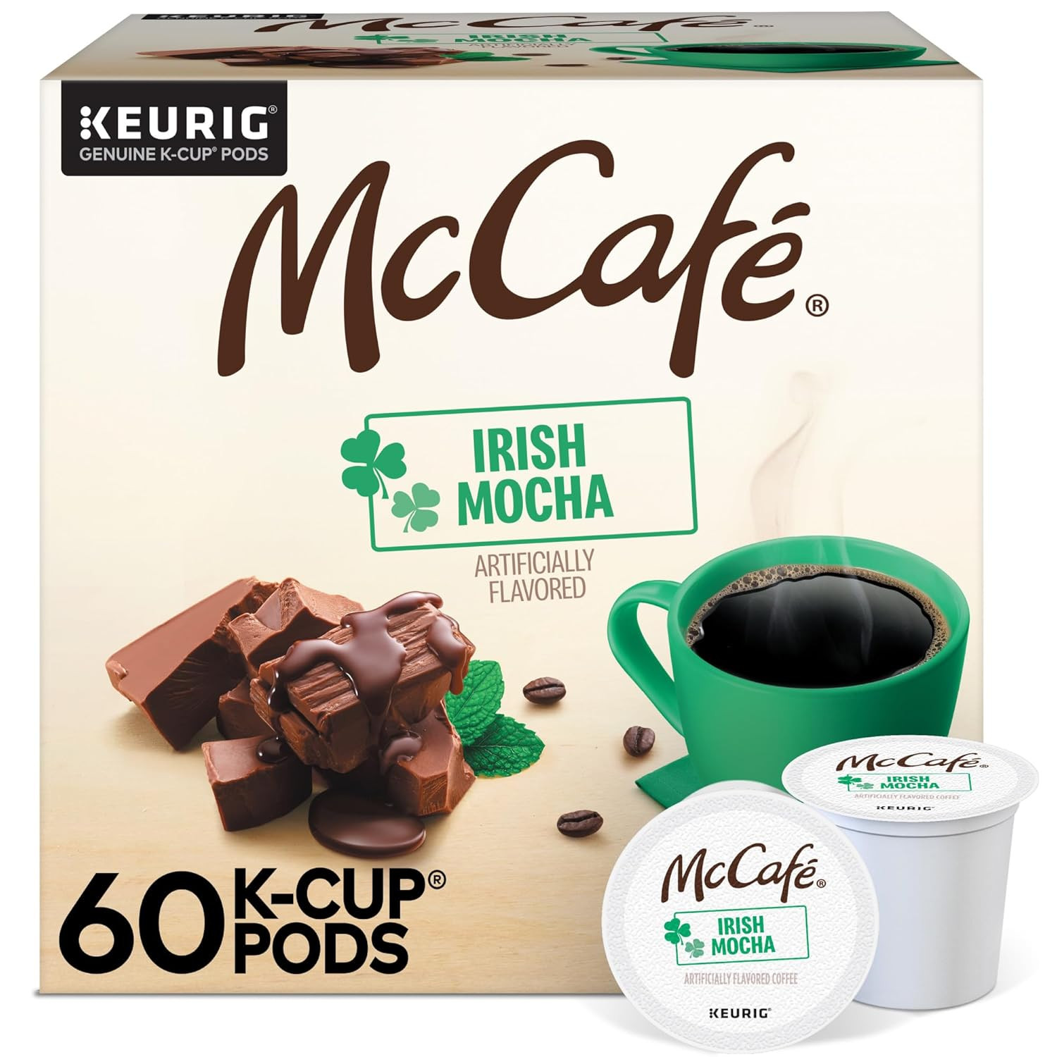 Mccafe Irish Mocha Coffee, Single-Serve Keurig K-Cup Pods, 60 Count