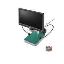 HOZAN L-KIT555 Microscope with Monitor 9.2x/24x/46x/60x Magnification Flexible