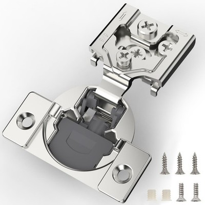 60 Pieces 5/8 inch Overlay Soft Close Cabinet Hinges for Face Frame Cabinet, ...