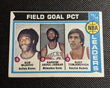 1974-75 Topps NBA Assists Leaders #146 • Kareem Abdul-Jabbar • Estate Sale