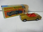 Matchbox Lesney Superfast SF69 Rolls Royce Coupe- gold with black base, box