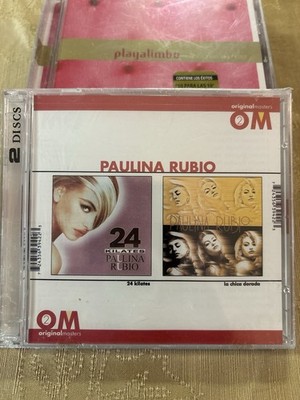 Paulina Rubio 2 CD Set La Chica Dorada & 24 Kilates 2 Discs 21 Tracks New OOP