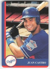 1998 Mother's Cookies Los Angeles Dodgers #18 Juan Castro 62166