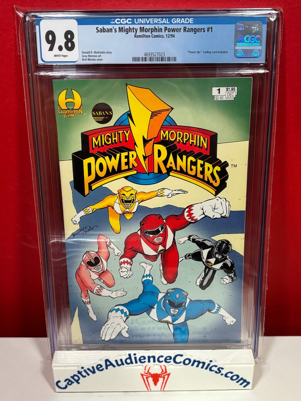 Montre Jeu Nelsonic Mighty Morphin Power Rangers 1994 - Red Ranger - Fonctionne