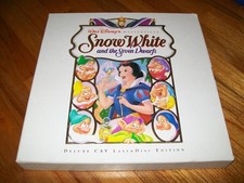 SNOW WHITE AND THE SEVEN DWARFS 3-Laserdisc LD BOXED SET CAV WALT DISNEY RARE 