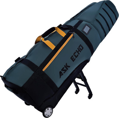 ASK ECHO Locklink Stableroller Golf Travel Bag with 4-Wheel Rolling System, Exte