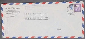 Mayfairstamps Colombia 1950s to US Milwaukee WI Airmail cover cca_11805