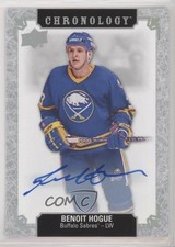 2018-19 Upper Deck Chronology Franchise History Benoit Hogue #FH-BU-BH Auto 1u6