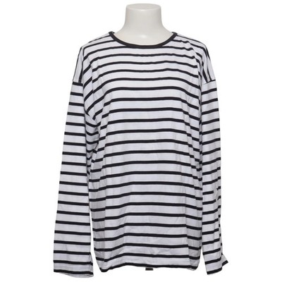 Simple d Anvers, Langarmshirt, Größe: XXL, Schwarz/Weiß, Baumwolle #b6Y