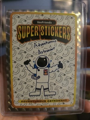 2026 Veefriends Spectacular Super Stickers OG Art Insert  Adventurous Astronaut