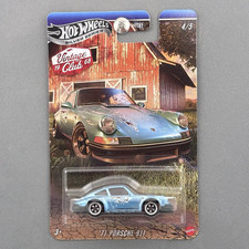 Hot Wheels '71 Porsche 911 Blue Silver Series Vintage Club 4/5 2025 Barn Find