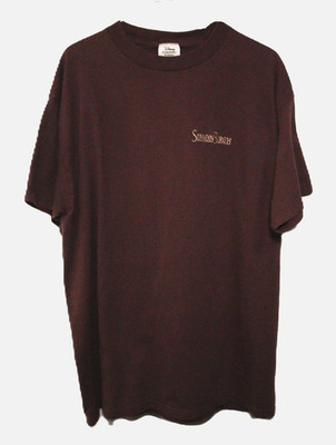 Disney Simon Birch T-Shirt X-Large Maroon Embroidered Logo 100% Cotton T0342