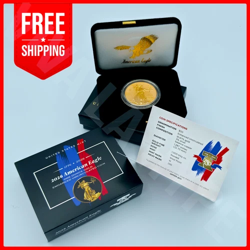 2026-W American Gold Eagle 1 oz — photo from the most recent tracked eBay sale