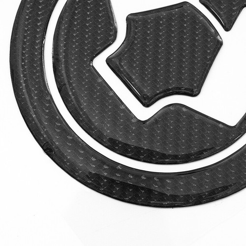 1 pegatina de tapa de combustible de fibra de carbono para Kawasaki Z750 Z1000 Ninja ZX-6R - Imagen 8 de 8