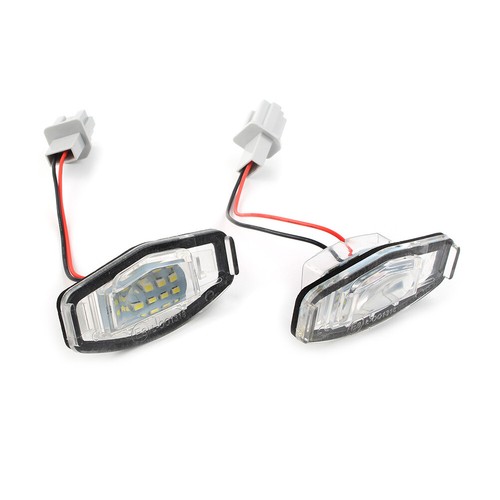 2x Whie LED License Number Plate Lights For Honda Accord Civic Acura TSX TL - Picture 7 of 11