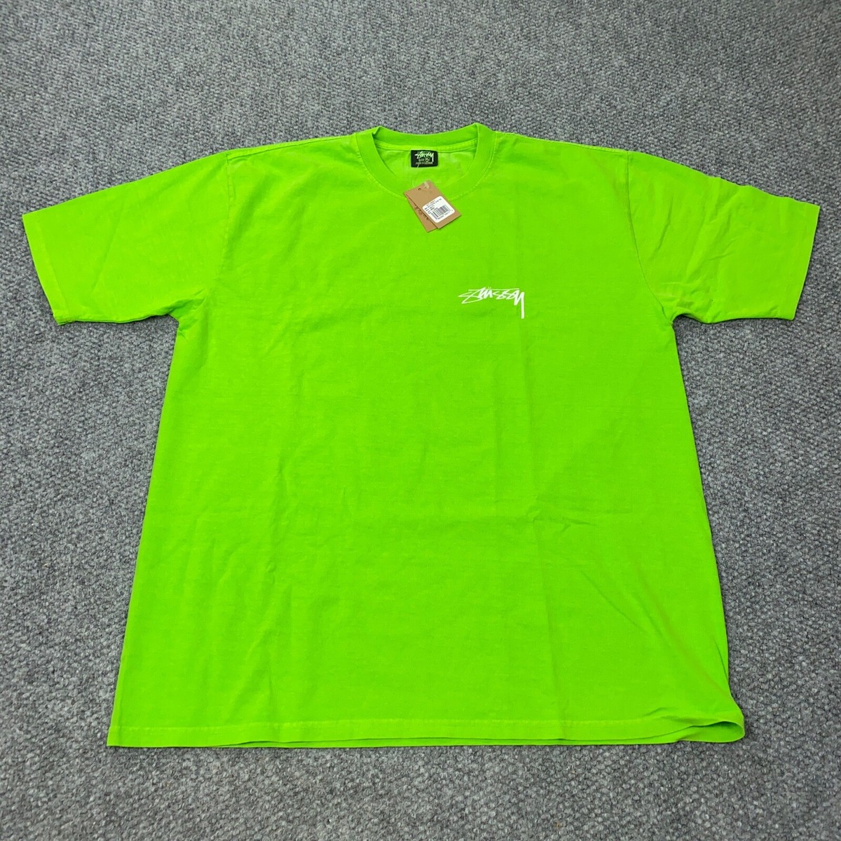 ☆STUSSY☆ PIGMENT DYED CLASSIC GEAR T-SHIRT WHITE Stussy Classic Gear Pigment Dyed T-Shirt in White for Men | Lyst