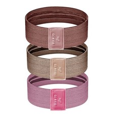 3 x Fabric Resistance Bands Heavy Duty Booty Glute Leg Hip Circle Butt Non Slip