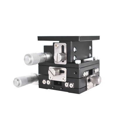 60 x 60mm XYZ 3 Axis Linear Stage, Trimming Bearing Tuning Platform Sliding T...
