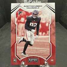 2021 Panini Playoff Rookies Adetokunbo Ogundeji #289 Rookie RC Atlanta Falcons