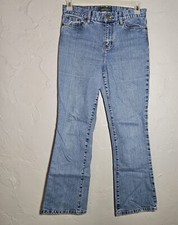 LRL Lauren Jeans Co Ralph Lauren Women's Blue Jeans Med. Wash 30" Inseam Size 6