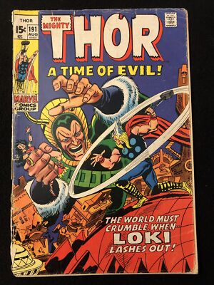 THOR 191 2.0 READER LOKI MARVEL 1971 QR