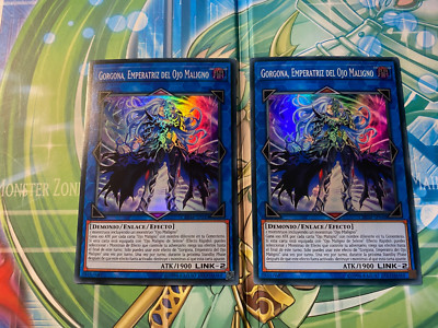 Yu-Gi-Oh! Gorgon, Empress of the Evil Eyed CHIM-SP048 Super Rare UNL Ed. NM x2