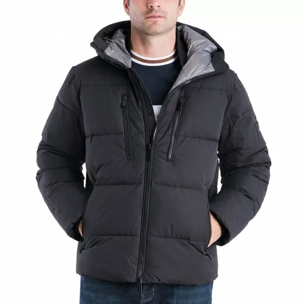 Michael Kors Mens Zip Through Hooded Jacket #44 Michael Kors Mens Zip Through Hooded Jacket