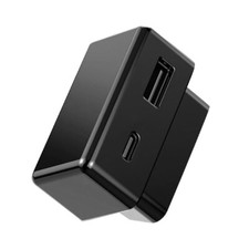 Caricabatteria OBD auto tipo C USB doppia porta per Tesla Model 3 2017-2023 Model Y 2020-23